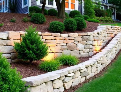 Retaining Wall Installation in Cape Cod, MA